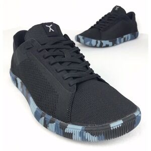 Flux Adapt Trainer Mens 11 Black Knit Camo Sole Barefoot Athletic Shoes